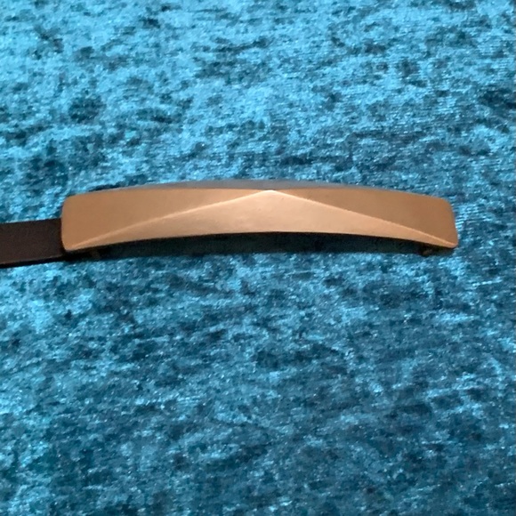 St. John black skinny leather belt